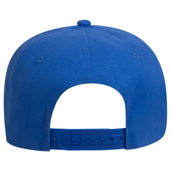 Structured, medium profile 100% cotton flat visored baseball cap.... from ASI 80129 Quake City Caps