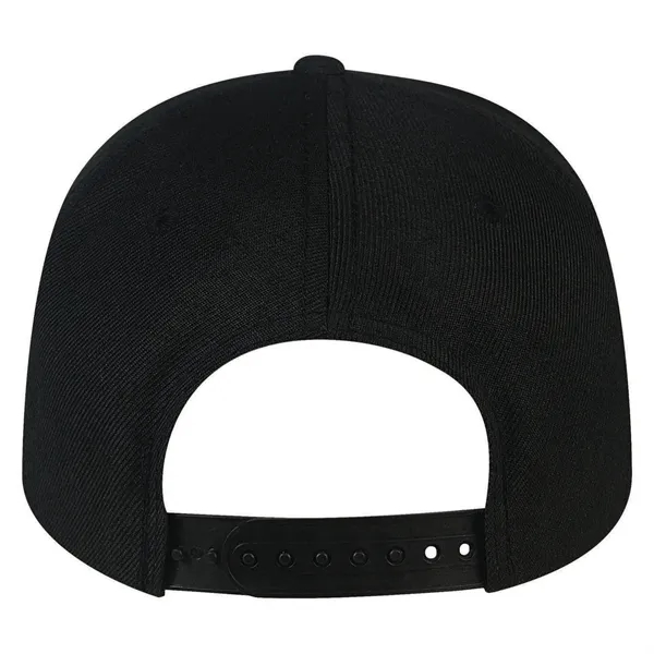 High Profile Acrylic Wool Flat Bill with adjustable sizing Cap.... from ASI 80129 Quake City Caps