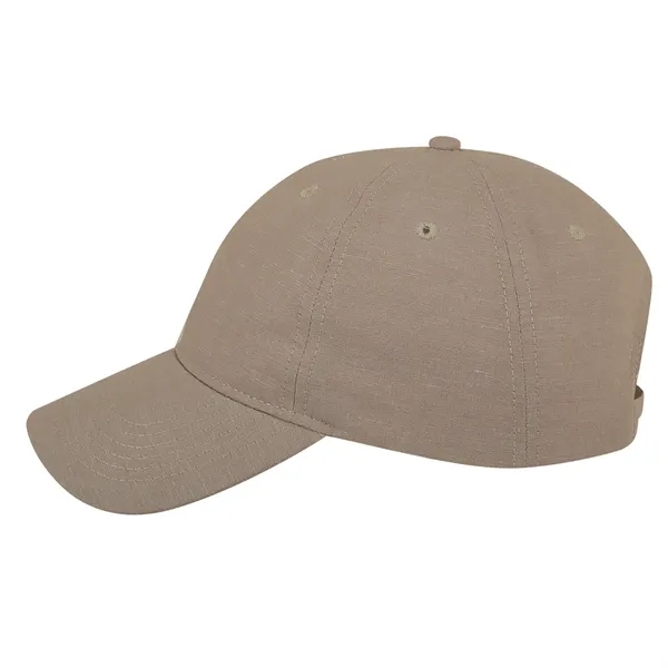 Six panel semi-structured chambray baseball cap with six sewn eyelets.... from ASI 80129 Quake City Caps