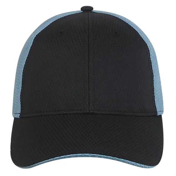 New structured color blocked comby mesh cap.... from ASI 80129 Quake City Caps