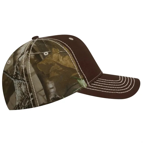 Color Blocked Chino & Real TreeA® Hardwood Cap.... from ASI 80129 Quake City Caps