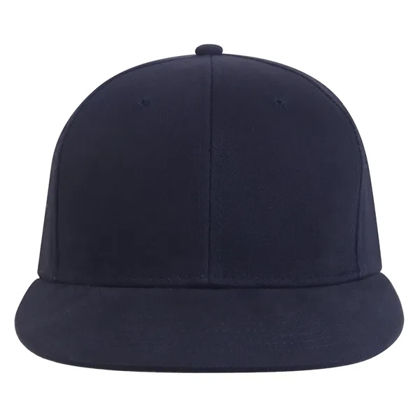 Structured, medium profile 100% cotton flat visored baseball cap.... from ASI 80129 Quake City Caps
