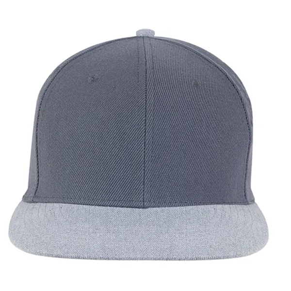 Medium Profile Acrylic Flat Bill with Contrast Crown Cap.... from ASI 80129 Quake City Caps