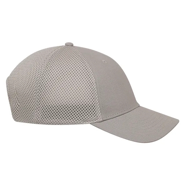 Medium profile, structured, 6 panel double mesh cap.... from ASI 80129 Quake City Caps