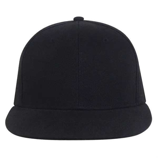 Structured, medium profile 100% cotton flat visored baseball cap.... from ASI 80129 Quake City Caps
