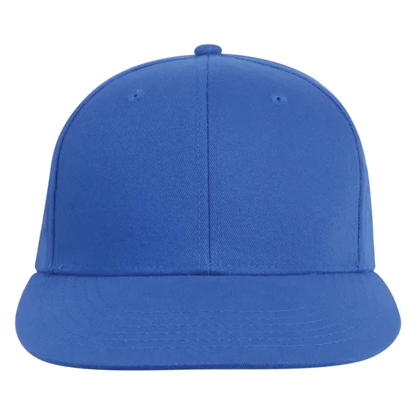 Structured, medium profile 100% cotton flat visored baseball cap.... from ASI 80129 Quake City Caps