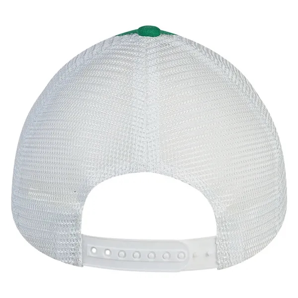 Brushed Cotton Twill Cap with White Stitching and Mesh.... from ASI 80129 Quake City Caps