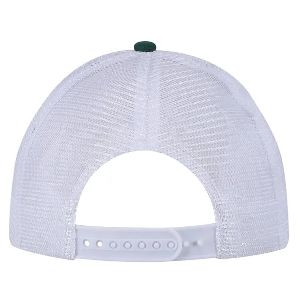 Brushed Cotton Twill Cap with White Stitching and Mesh.... from ASI 80129 Quake City Caps