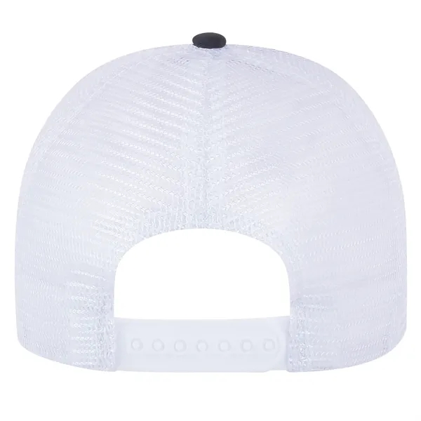 Brushed Cotton Twill Cap with White Stitching and Mesh.... from ASI 80129 Quake City Caps