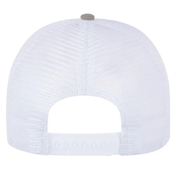 Brushed Cotton Twill Cap with White Stitching and Mesh.... from ASI 80129 Quake City Caps