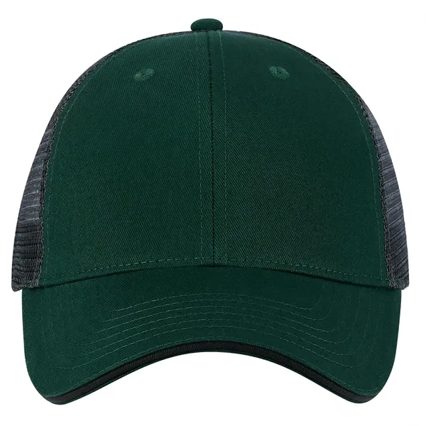 Six panel structured baseball cap with six sewn eyelets.... from ASI 80129 Quake City Caps
