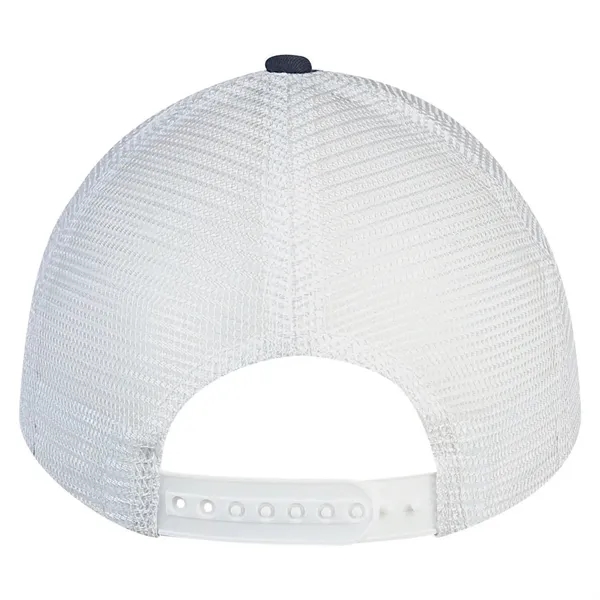 Brushed Cotton Twill Cap with White Stitching and Mesh.... from ASI 80129 Quake City Caps