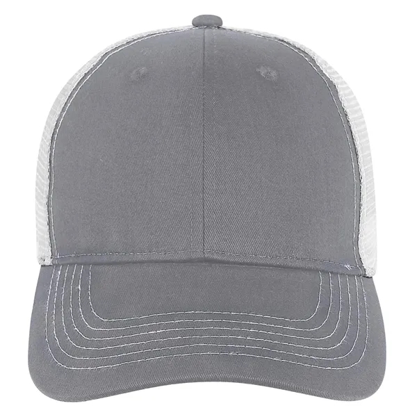 Brushed Cotton Twill Cap with White Stitching and Mesh.... from ASI 80129 Quake City Caps