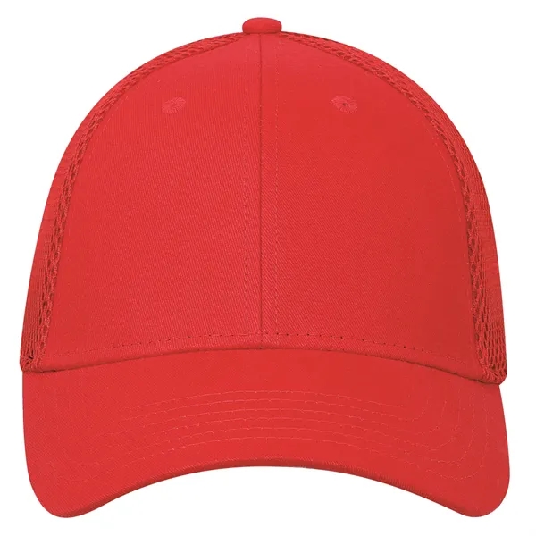 Medium profile, structured, 6 panel double mesh cap.... from ASI 80129 Quake City Caps