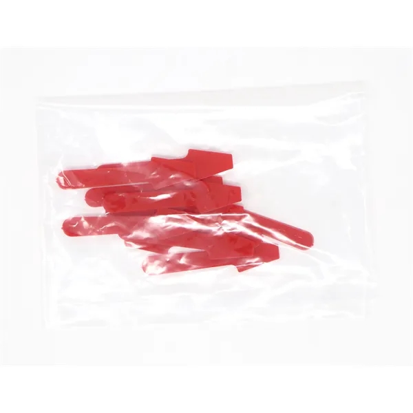 2.5" plastic spatula-shaped spreader/stir stick.... from ASI 59683 Harco Enterprises LTD / Harco Enterprises