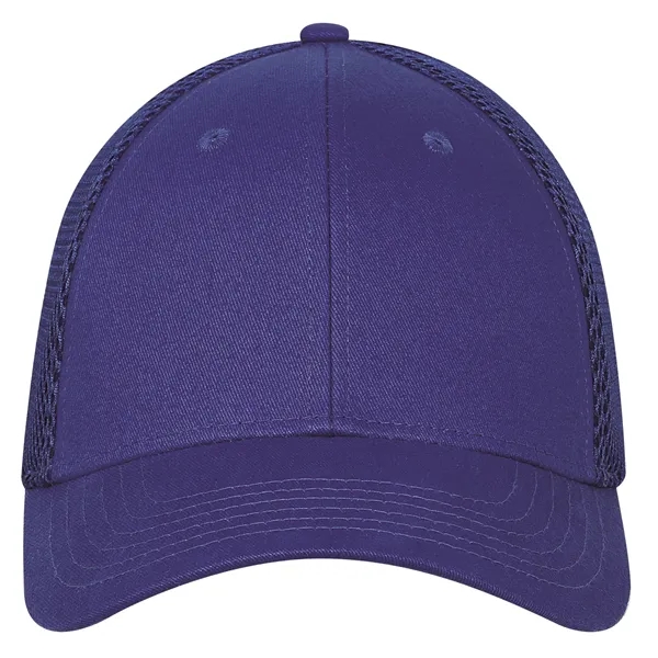 Medium profile, structured, 6 panel double mesh cap.... from ASI 80129 Quake City Caps