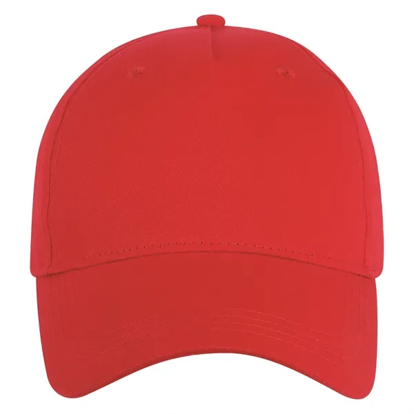 Five panel structured baseball cap with six sewn eyelets.... from ASI 80129 Quake City Caps