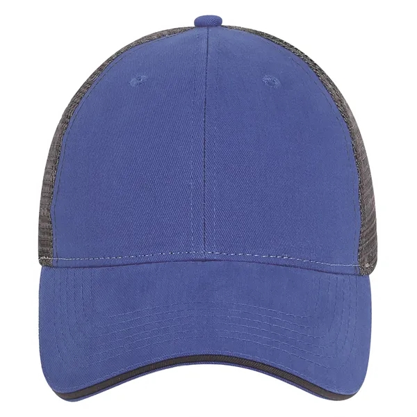 Six panel structured baseball cap with six sewn eyelets.... from ASI 80129 Quake City Caps