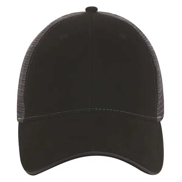 Six panel structured baseball cap with six sewn eyelets.... from ASI 80129 Quake City Caps