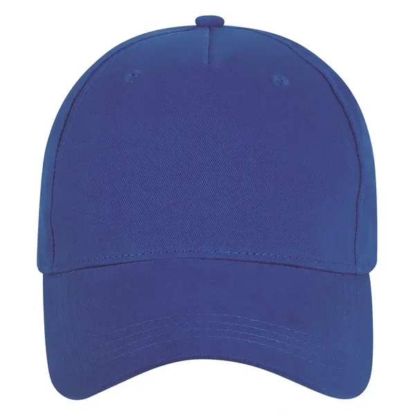 Five panel structured baseball cap with six sewn eyelets.... from ASI 80129 Quake City Caps