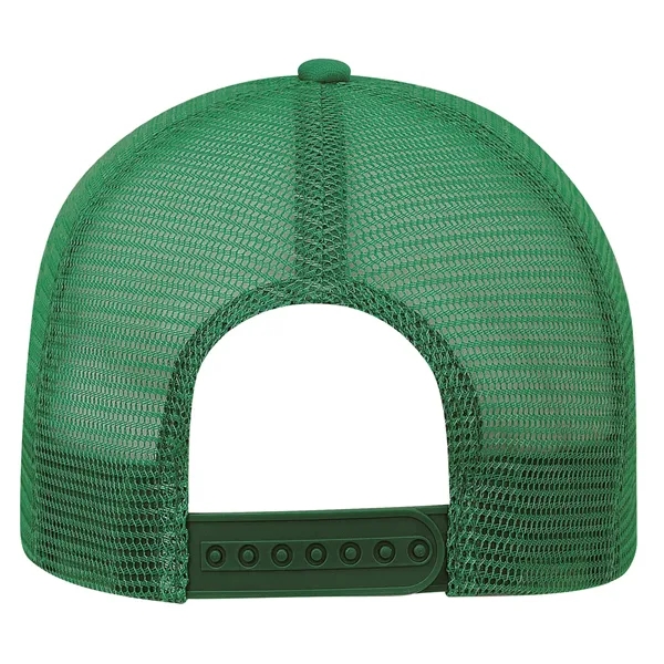 High profile, structured 5 panel trucker mesh cap.... from ASI 80129 Quake City Caps