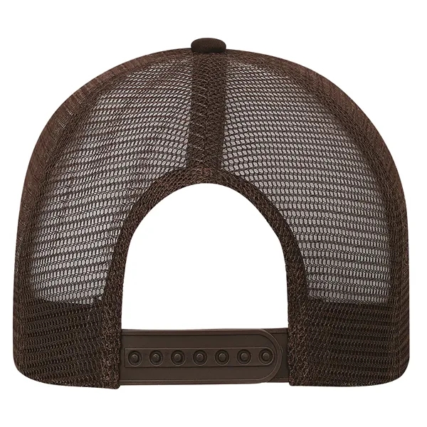 High profile, structured 5 panel trucker mesh cap.... from ASI 80129 Quake City Caps