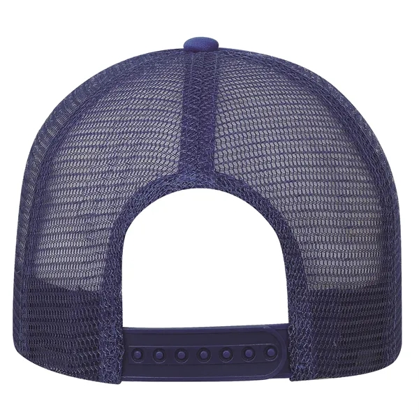 High profile, structured 5 panel trucker mesh cap.... from ASI 80129 Quake City Caps