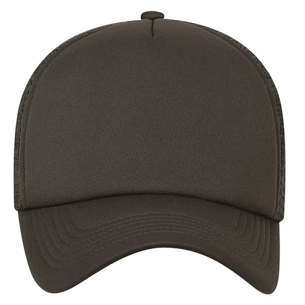 High profile, structured 5 panel trucker mesh cap.... from ASI 80129 Quake City Caps