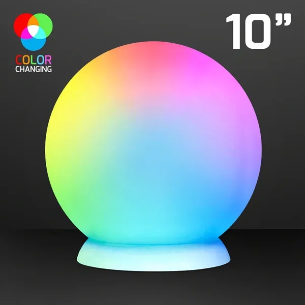 Blank or Imprinted. 10" Custom Floating LED ball with charger and... from ASI 34194 ALightPromos / Alight Promotional Products