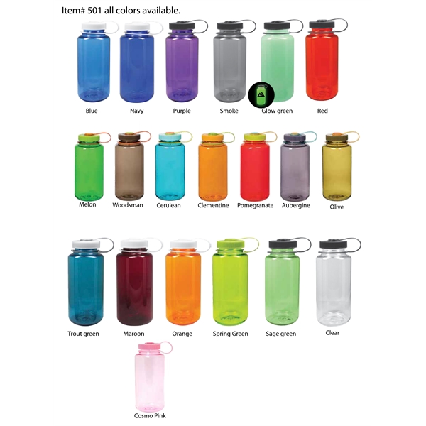 TRUE COLORS NALGENE WATER BOTTLE.  FULL COLOR PRINTING ON EVERYONE'S... from ASI 74245 Nordic Co Inc / Nordic Promos