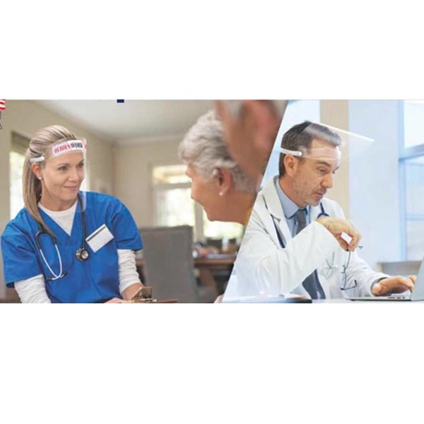 Flip face shield made of PET plastic.... from ASI 55675 Galaxy Balloons Inc / Galactic Balloons