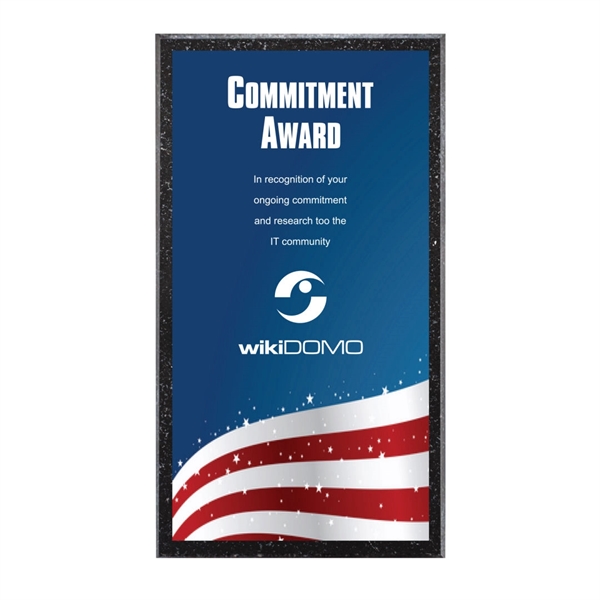 Genuine granite award with engraving plate.... from ASI 84592 St Regis Group / St Regis