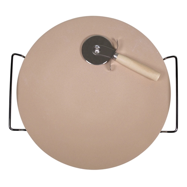 Pizza Stone Rack and Cutter Set... from ASI 73010 Natico Originals Inc
