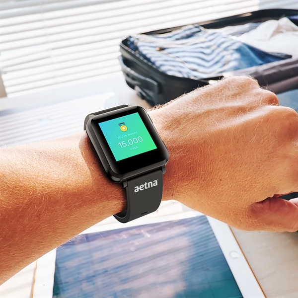 9.84" x 1.50" x 0.44" rubberized ABS plastic 3Plus Vibe+ Radia... from ASI 61005 Hirsch Gift Inc