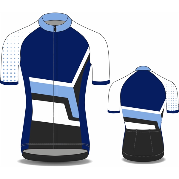 Sublimated customized polyester cycling jersey with sizes range from XS to... from ASI 72657 Active Life Promo / Active Life Promo