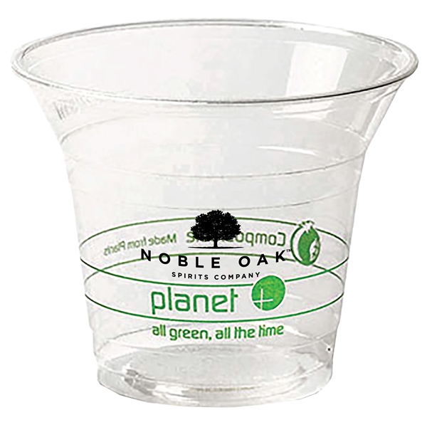 10 oz. Eco-friendly Clear Compostable Plastic Cup, blow-molded PLA Plastic, 1... from ASI 61952 Howw Mfg Co Inc / Howw USA
