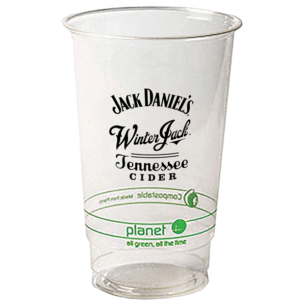 20 oz. Eco-friendly Clear Compostable Plastic Cup, blow-molded PLA Plastic, 1... from ASI 61952 Howw Mfg Co Inc / Howw USA