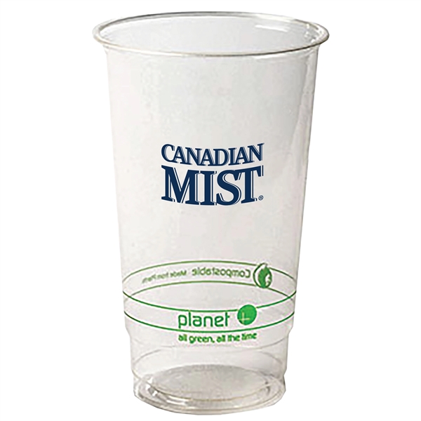 24 oz. Eco-friendly Clear Compostable Plastic Cup, blow-molded PLA Plastic, 1... from ASI 61952 Howw Mfg Co Inc / Howw USA