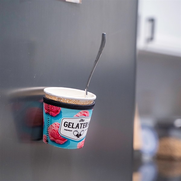 USA-made pint cooler keeps ice cream frozen and hands warm -... from ASI 61966 HPG / Best Promotions USA