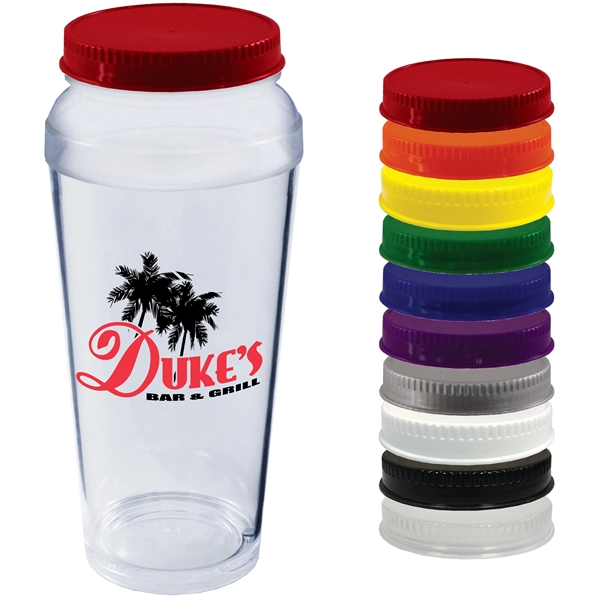 20 oz. To Go Bottle USA made of clear Polystyrene Plastic,... from ASI 61952 Howw Mfg Co Inc / Howw USA