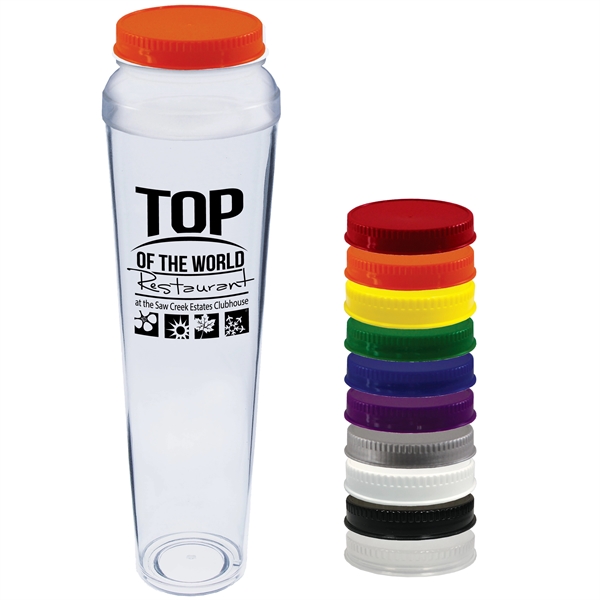 32 oz. To Go Bottle USA made of clear Polystyrene Plastic,... from ASI 61952 Howw Mfg Co Inc / Howw USA