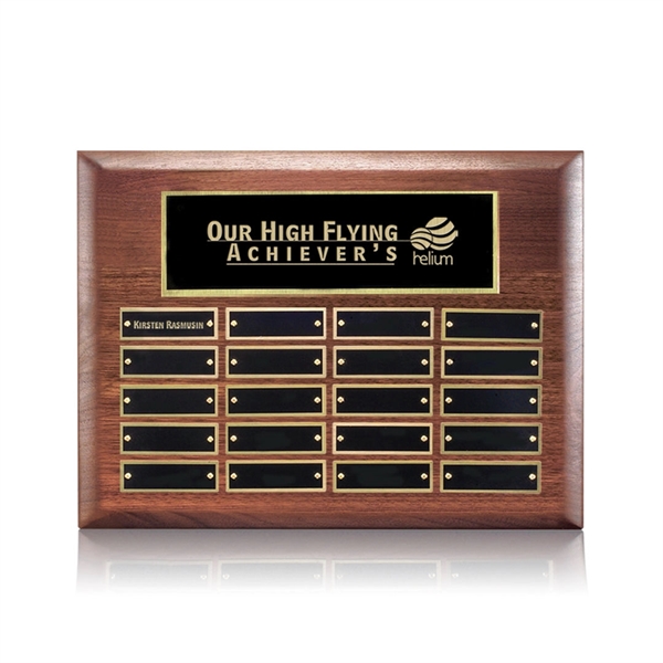 Hand-Rubbed American Walnut Plaque... from ASI 84592 St Regis Group / St Regis