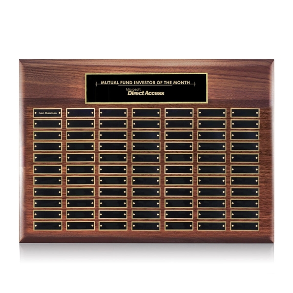 Hand-Rubbed American Walnut Plaque... from ASI 84592 St Regis Group / St Regis