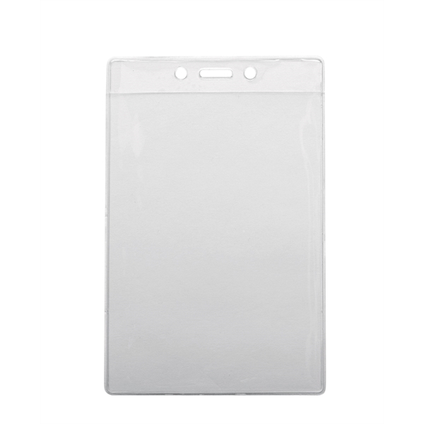 Clear vinyl event badge holder, blank.... from ASI 49470 DEVARA