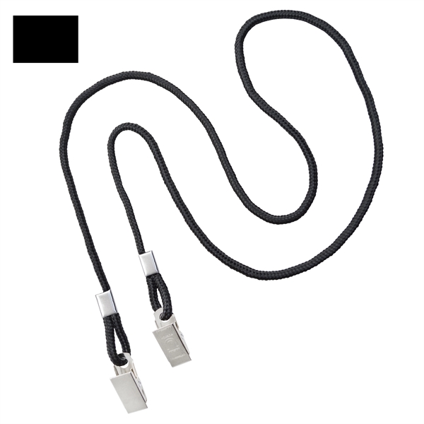 Open-ended, event-style lanyards feature two hooks to keep your credentials facing... from ASI 79898 Promovision / PROMOVISION