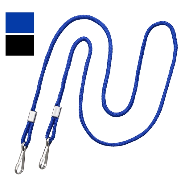 Open-ended event-style lanyards feature two hooks to keep your credentials facing... from ASI 79898 Promovision / PROMOVISION