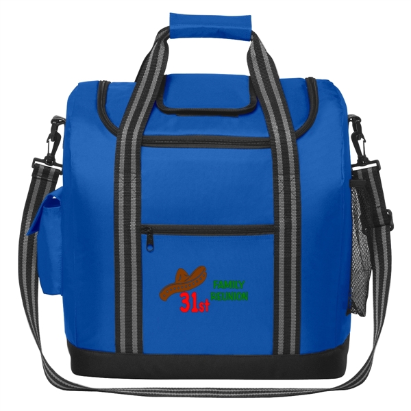 Insulated cooler bag with easy access top compartment.... from ASI 61125 Hit Promotional Products / Hit®