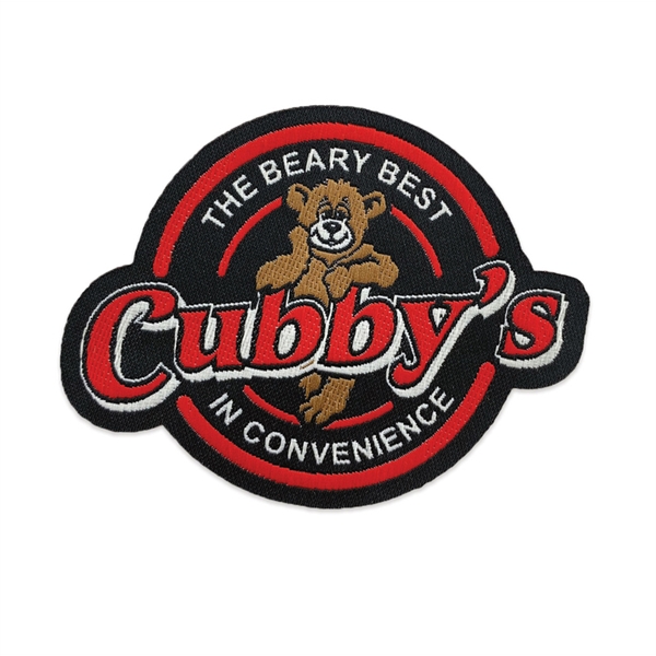 Custom woven polyester fabric applique w/ merrowed edge & pressure sensitive... from ASI 92980 WOV-IN® / WOV-IN® Universal Strap/Wov-In Line WOV-IN Line (R)