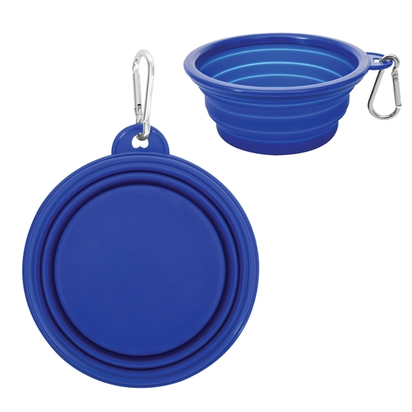 Collapsible pet bowl for giving you dog a drink of water... from ASI 61125 Hit Promotional Products / Hit®