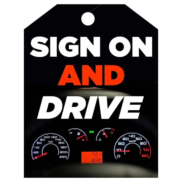 8.5" x 11" sales tag.... from ASI 67620 Lion Circle Corp